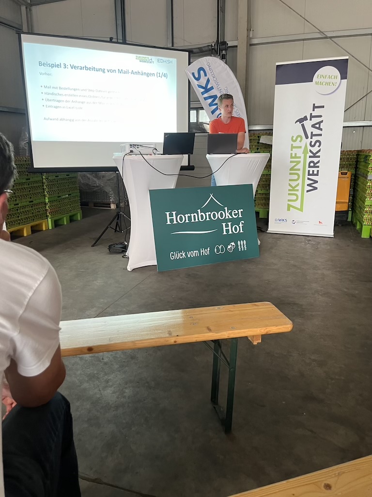 Zukunftswerkstatt in Nehms: Robotic Process Automation live erleben